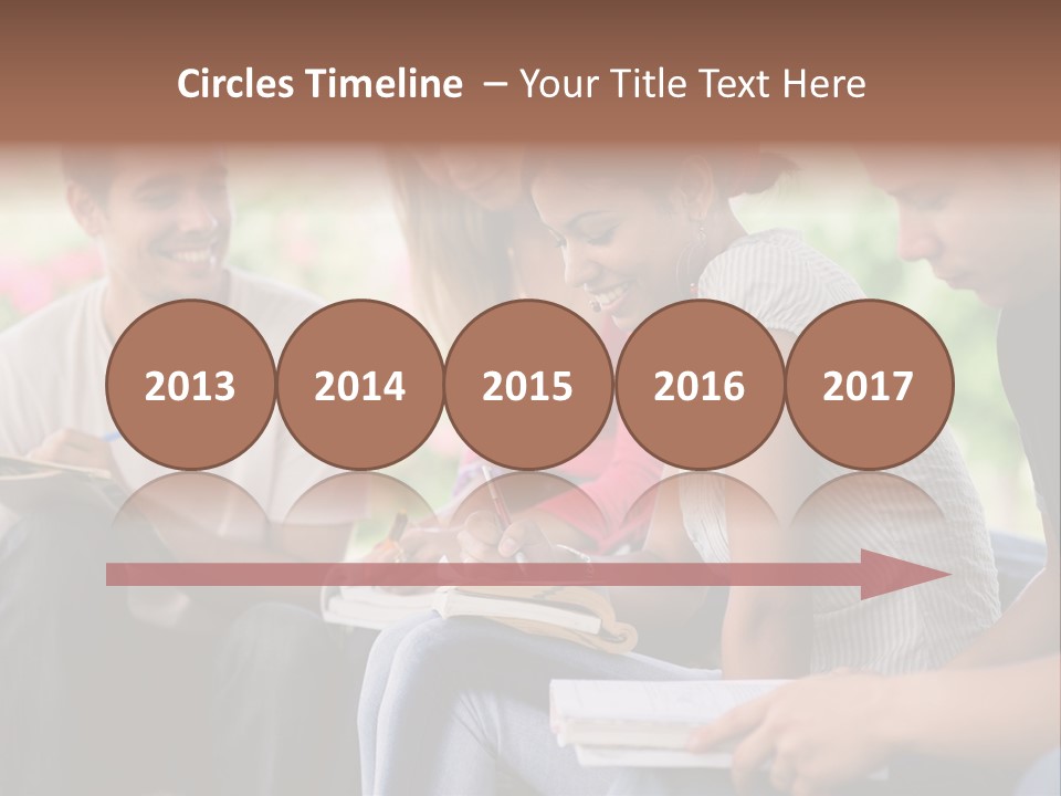 Happy Exam Tree PowerPoint Template