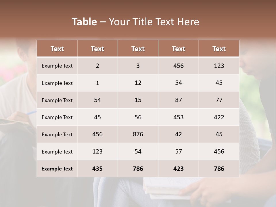 Happy Exam Tree PowerPoint Template