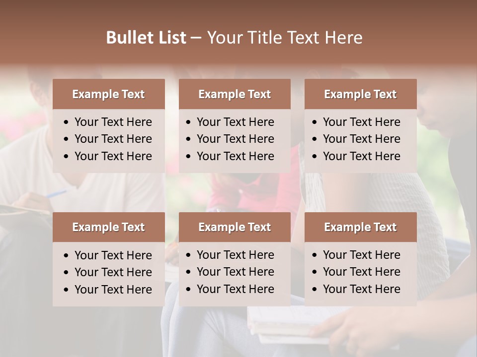 Happy Exam Tree PowerPoint Template