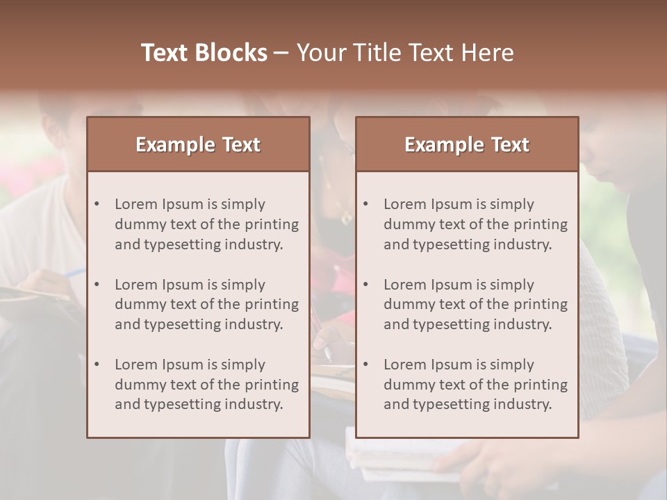 Happy Exam Tree PowerPoint Template