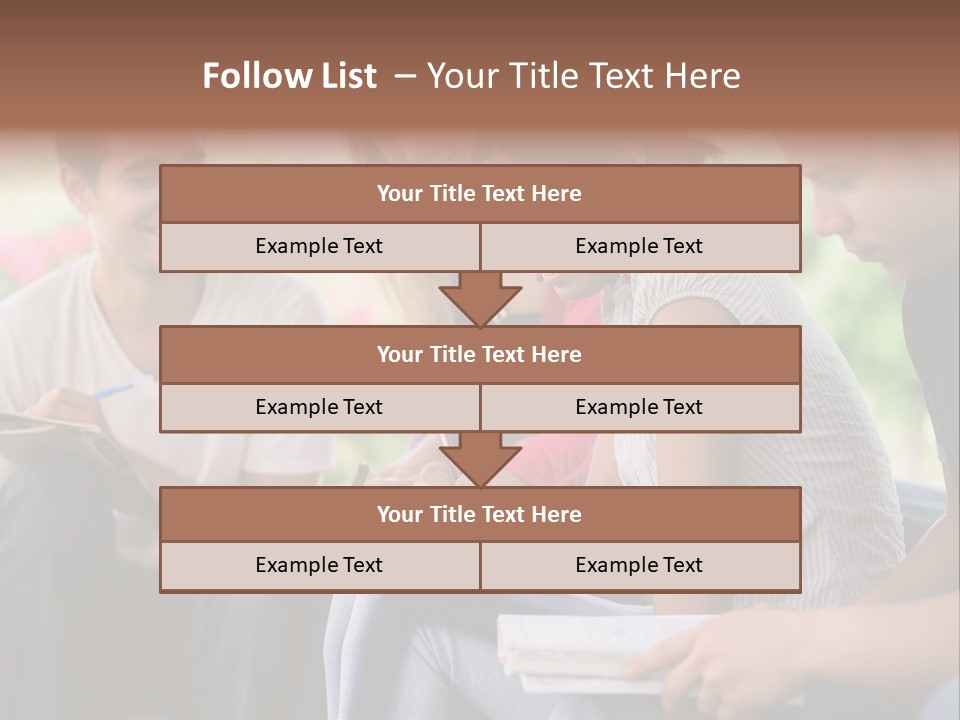 Happy Exam Tree PowerPoint Template