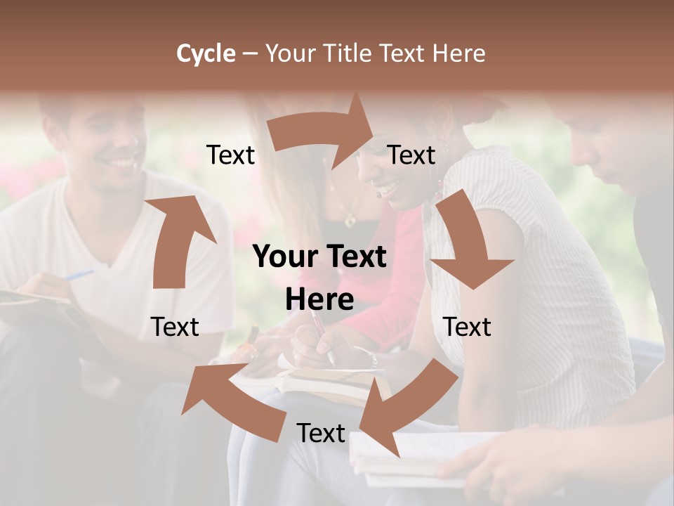 Happy Exam Tree PowerPoint Template
