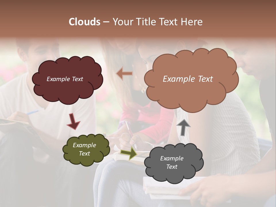 Happy Exam Tree PowerPoint Template