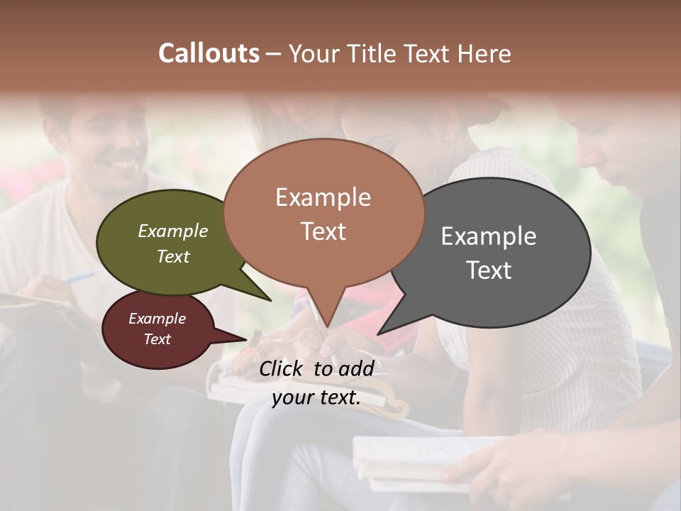 Happy Exam Tree PowerPoint Template