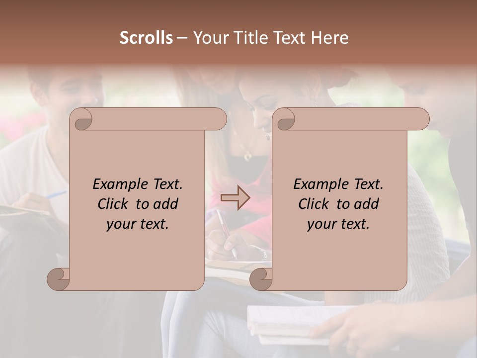 Happy Exam Tree PowerPoint Template