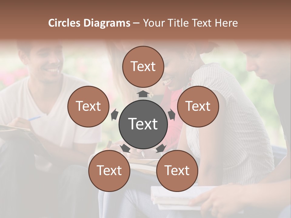 Happy Exam Tree PowerPoint Template