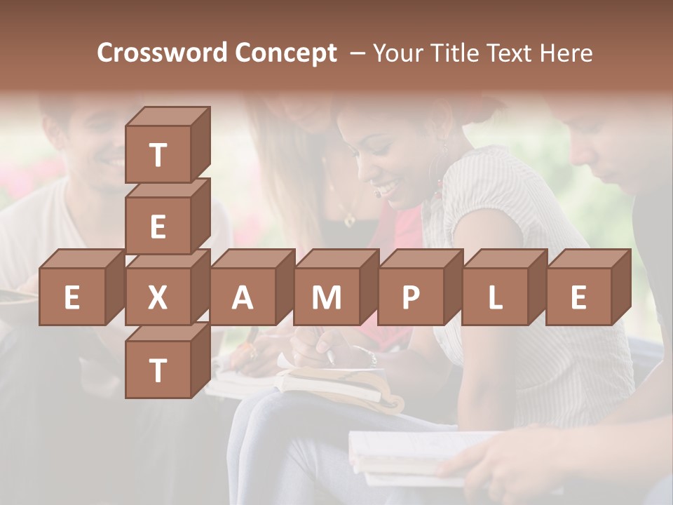 Happy Exam Tree PowerPoint Template