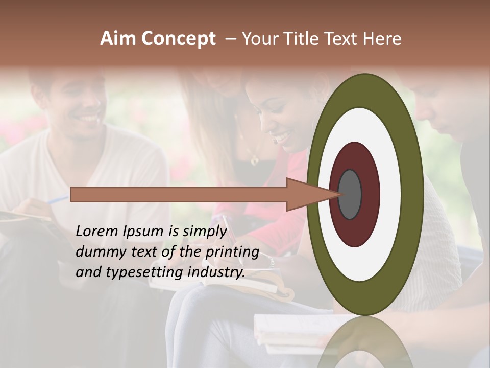 Happy Exam Tree PowerPoint Template