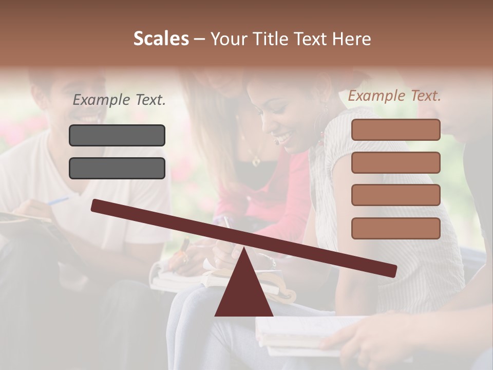Happy Exam Tree PowerPoint Template
