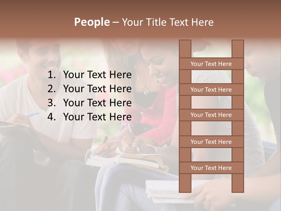 Happy Exam Tree PowerPoint Template