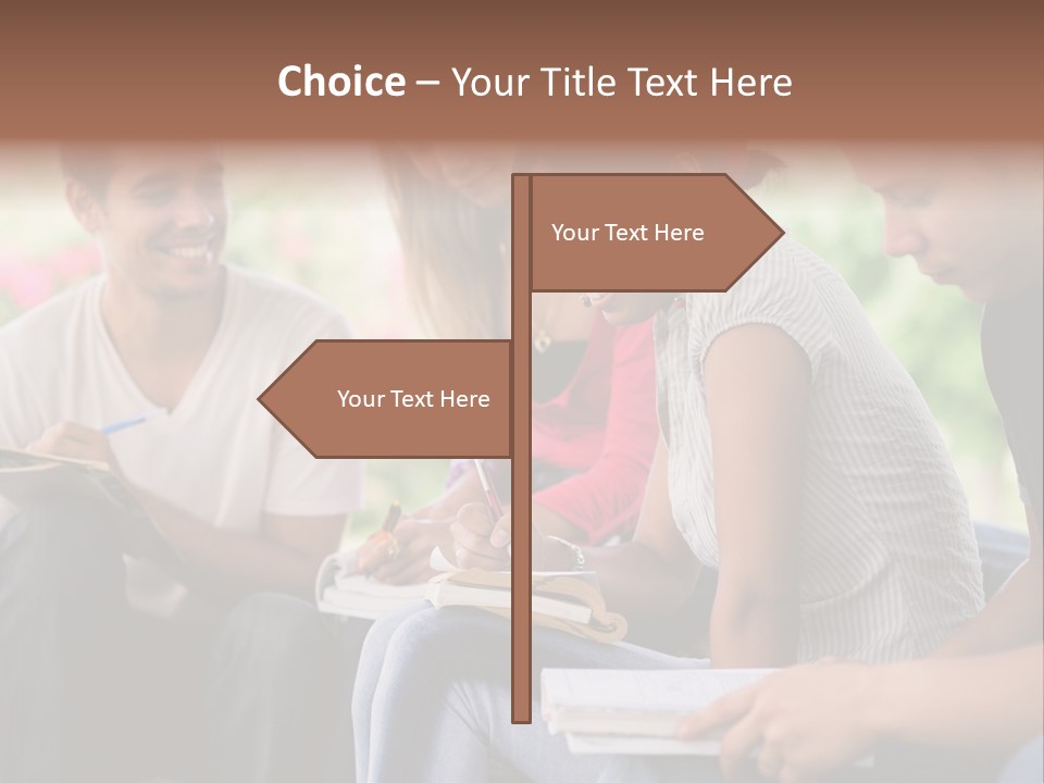 Happy Exam Tree PowerPoint Template
