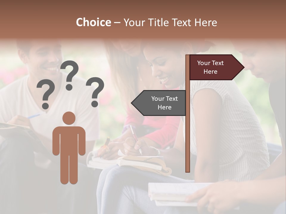 Happy Exam Tree PowerPoint Template