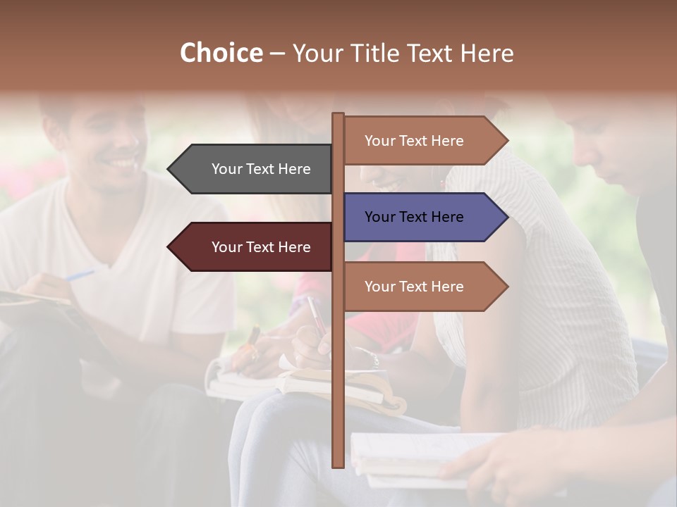 Happy Exam Tree PowerPoint Template