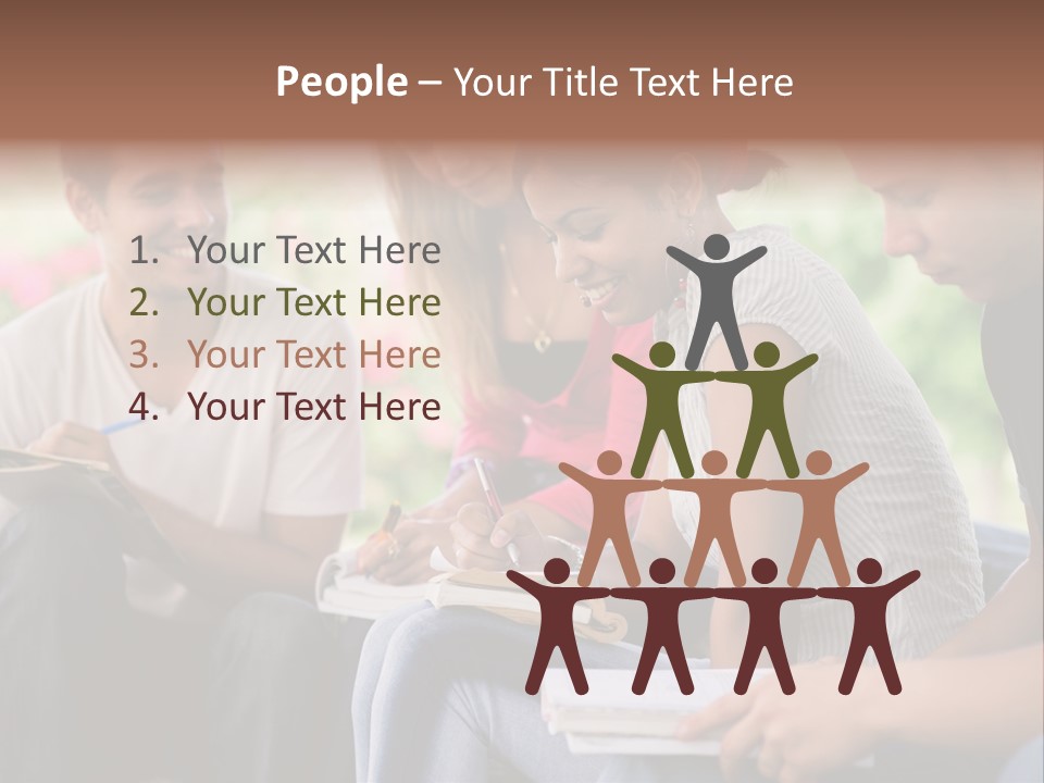 Happy Exam Tree PowerPoint Template