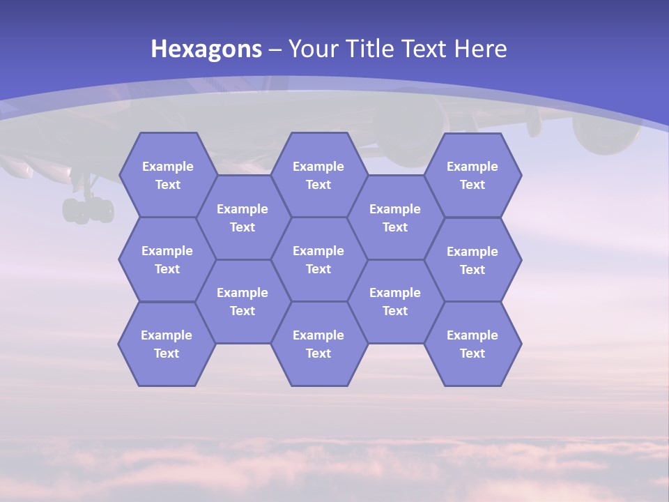 Sunset Wings Fly PowerPoint Template