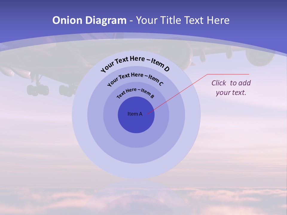 Sunset Wings Fly PowerPoint Template