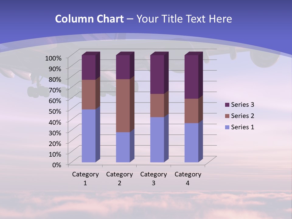 Sunset Wings Fly PowerPoint Template