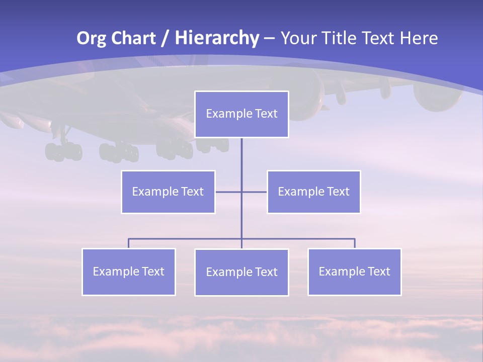 Sunset Wings Fly PowerPoint Template