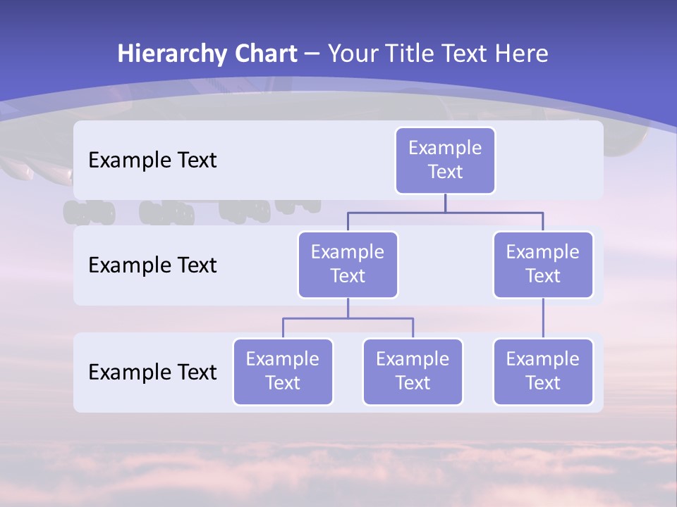 Sunset Wings Fly PowerPoint Template