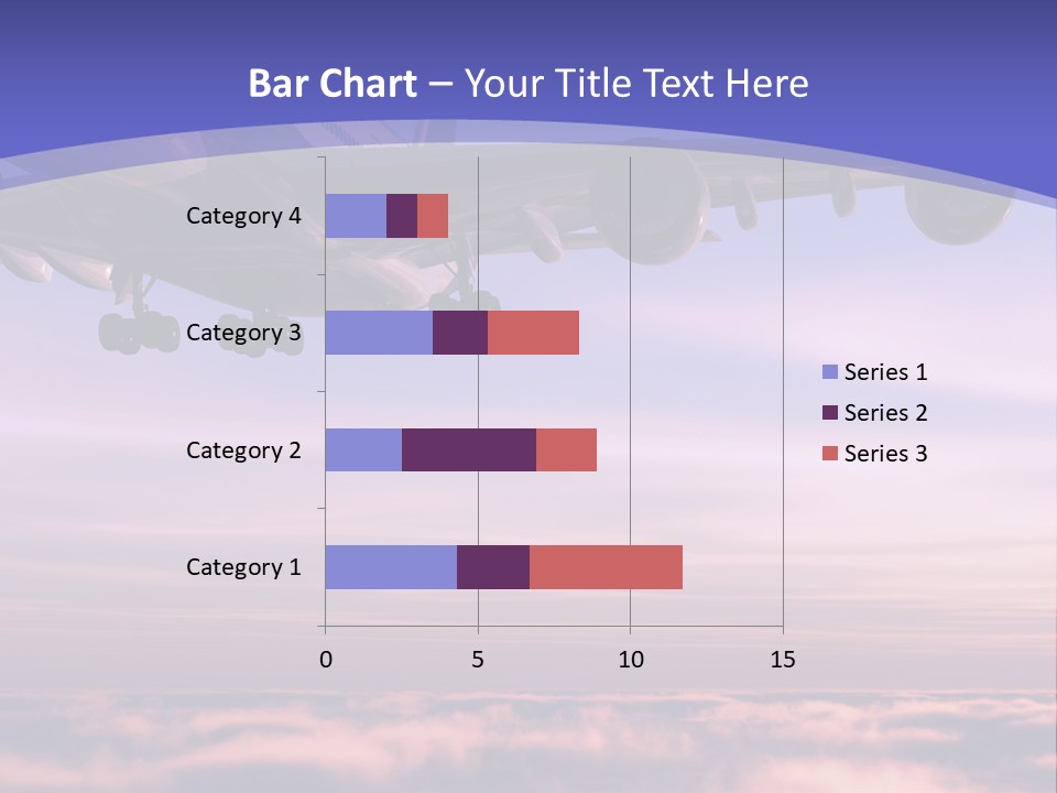 Sunset Wings Fly PowerPoint Template