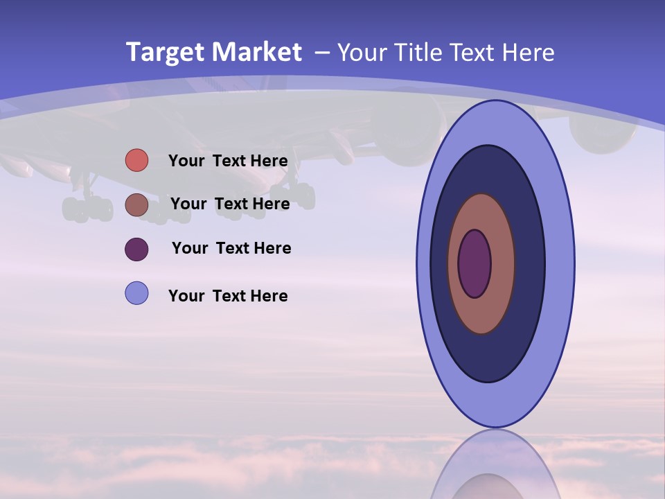 Sunset Wings Fly PowerPoint Template