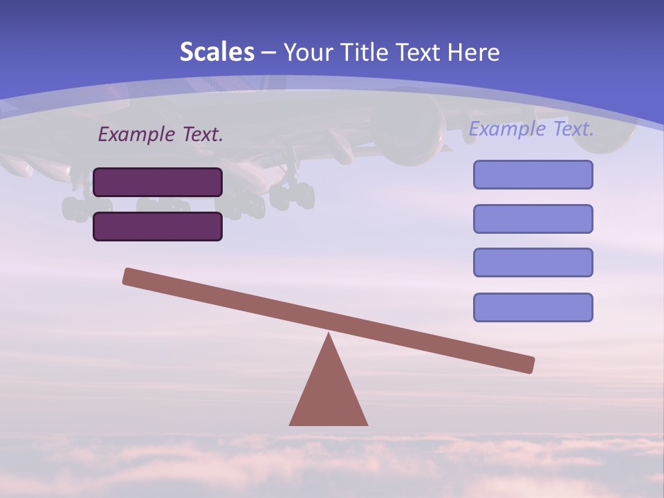 Sunset Wings Fly PowerPoint Template