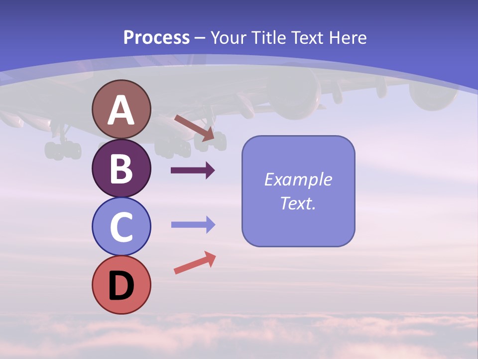 Sunset Wings Fly PowerPoint Template