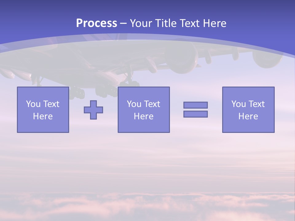 Sunset Wings Fly PowerPoint Template