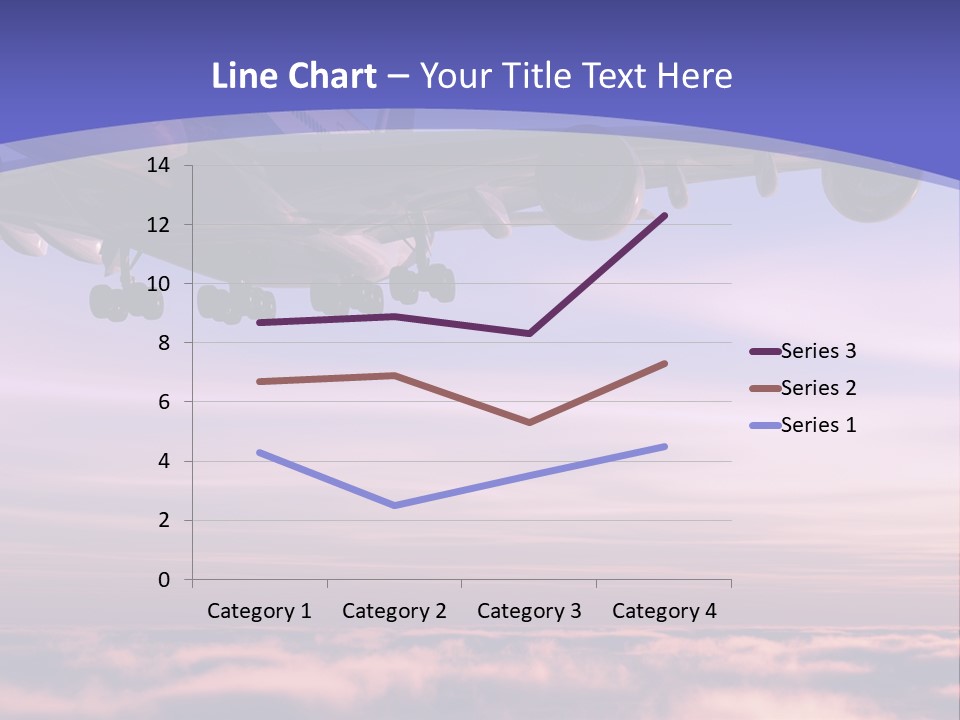 Sunset Wings Fly PowerPoint Template
