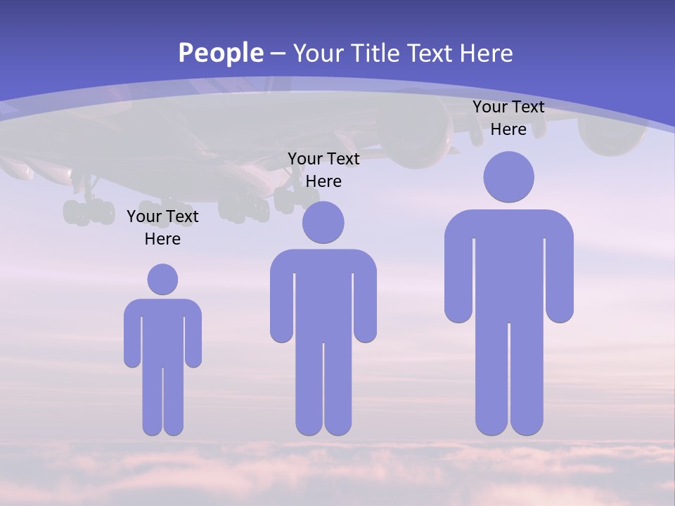 Sunset Wings Fly PowerPoint Template