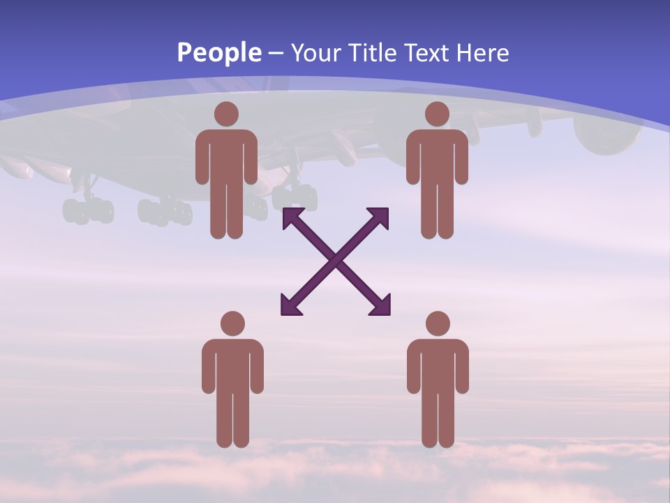 Sunset Wings Fly PowerPoint Template