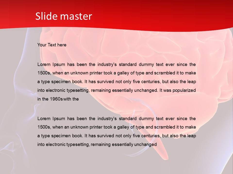 Light Sign Brainstorm PowerPoint Template