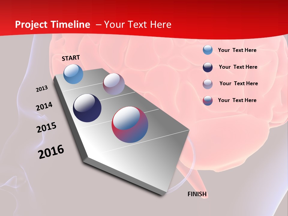 Light Sign Brainstorm PowerPoint Template