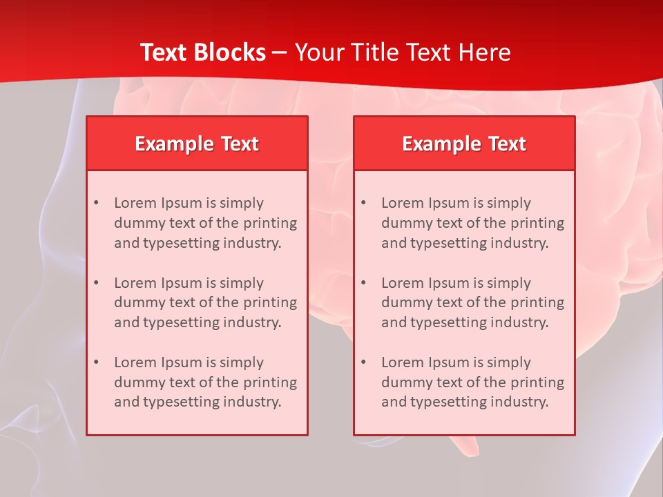 Light Sign Brainstorm PowerPoint Template