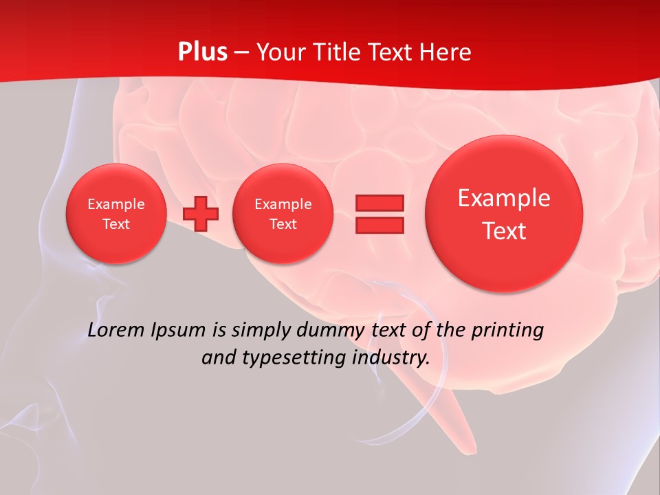 Light Sign Brainstorm PowerPoint Template
