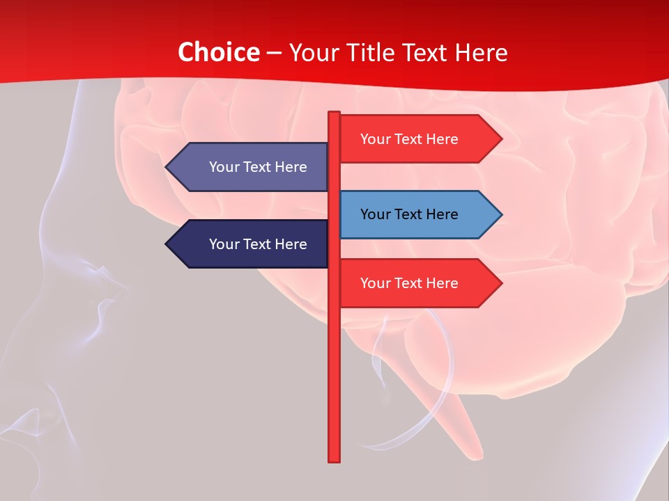 Light Sign Brainstorm PowerPoint Template