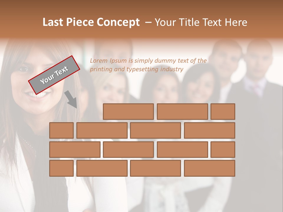 Teacher Abstract Brainstorm PowerPoint Template