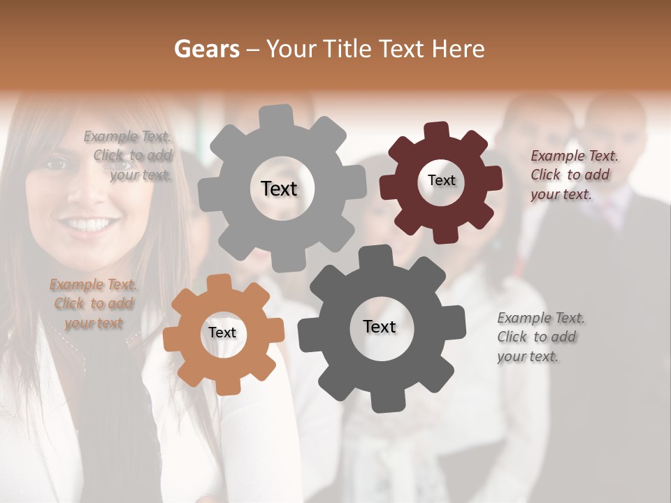 Teacher Abstract Brainstorm PowerPoint Template