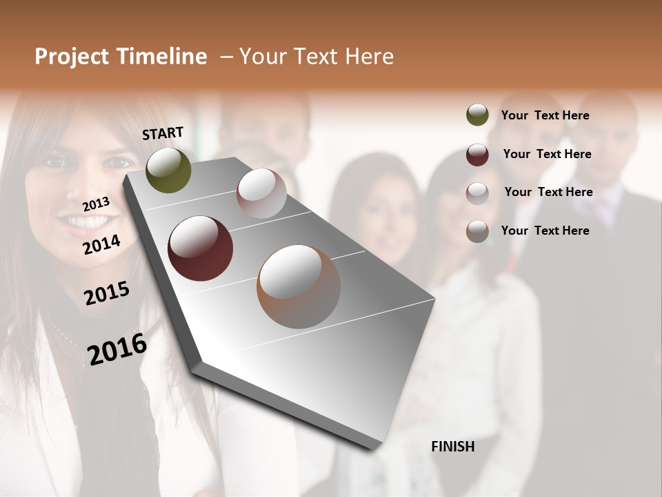 Teacher Abstract Brainstorm PowerPoint Template