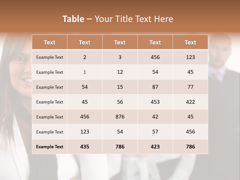 Teacher Abstract Brainstorm PowerPoint Template