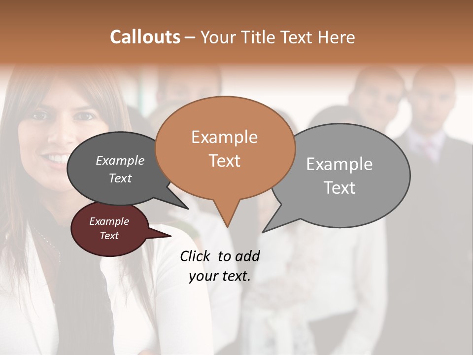 Teacher Abstract Brainstorm PowerPoint Template