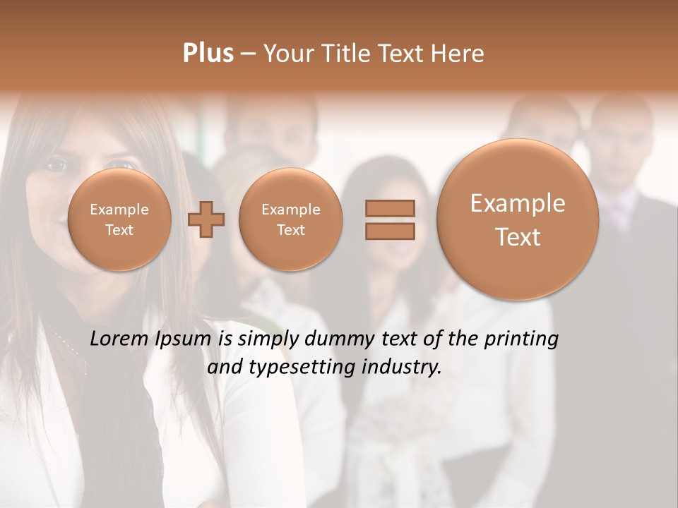 Teacher Abstract Brainstorm PowerPoint Template