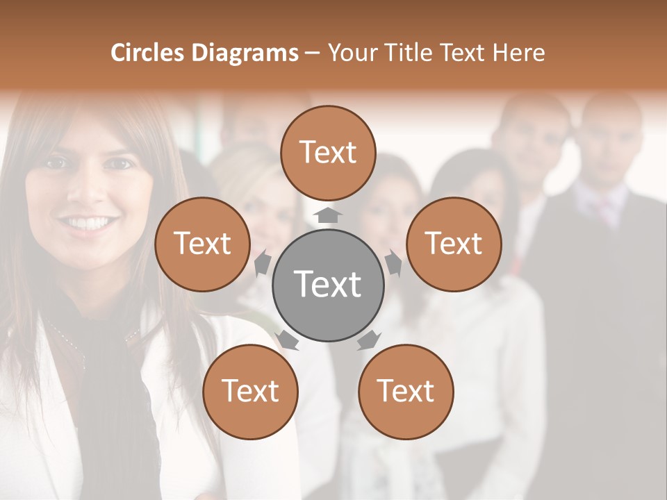 Teacher Abstract Brainstorm PowerPoint Template