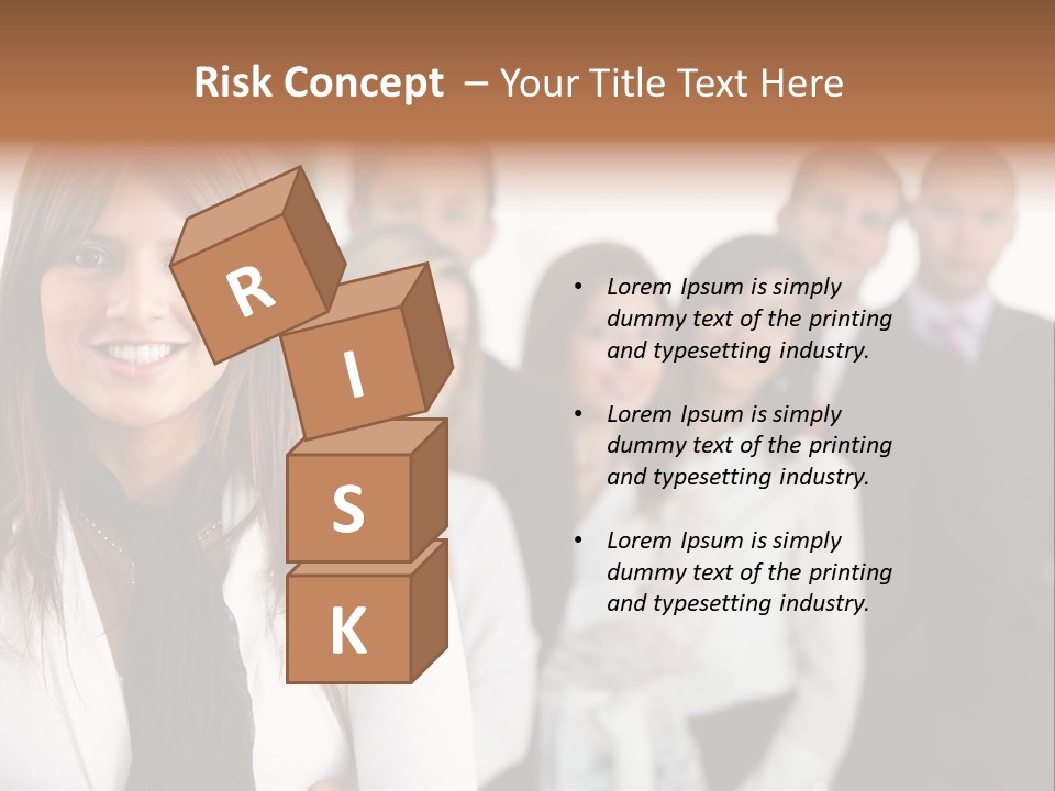 Teacher Abstract Brainstorm PowerPoint Template