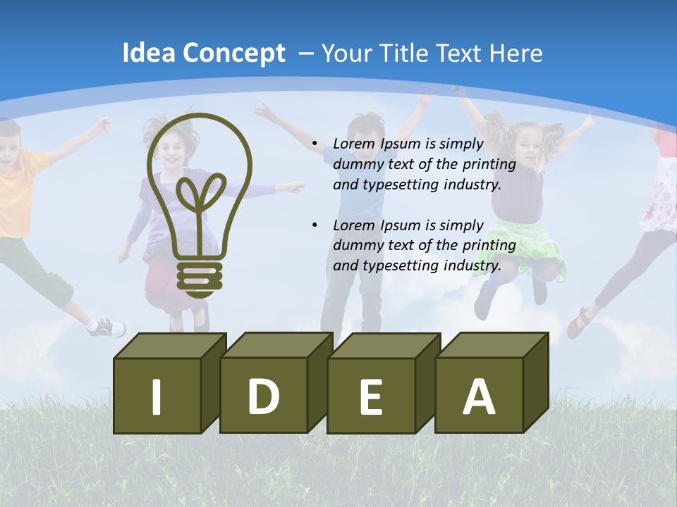 Professional Brain Concept PowerPoint Template