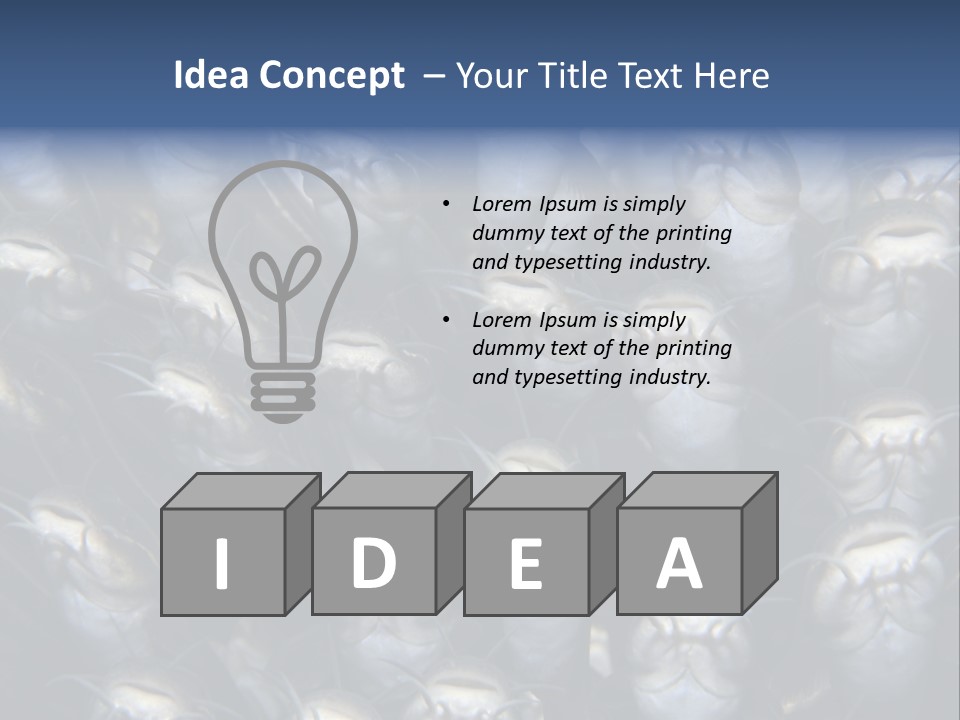 Write Lamp Creative PowerPoint Template