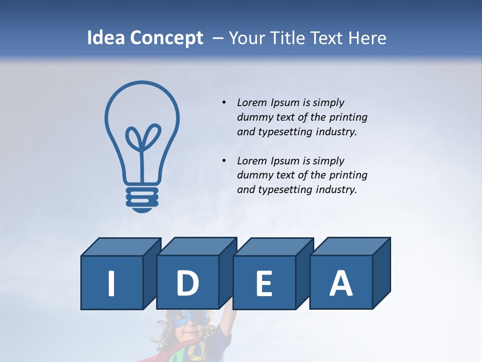 Human Write Concept PowerPoint Template