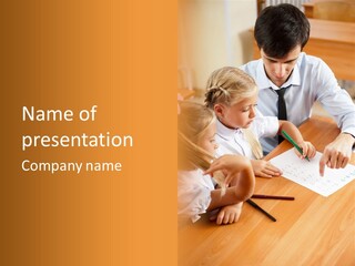 Office Brainstorm People PowerPoint Template