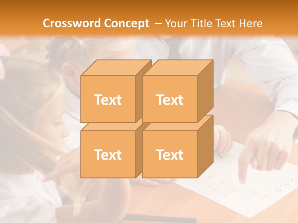 Office Brainstorm People PowerPoint Template