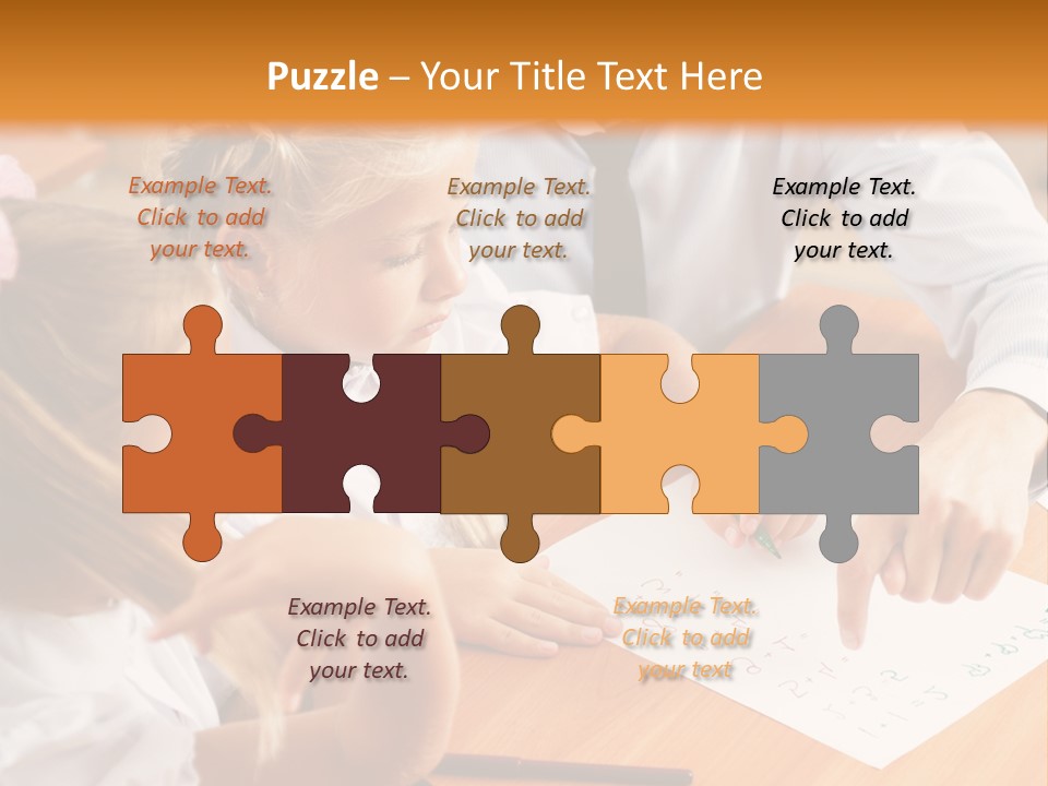 Office Brainstorm People PowerPoint Template